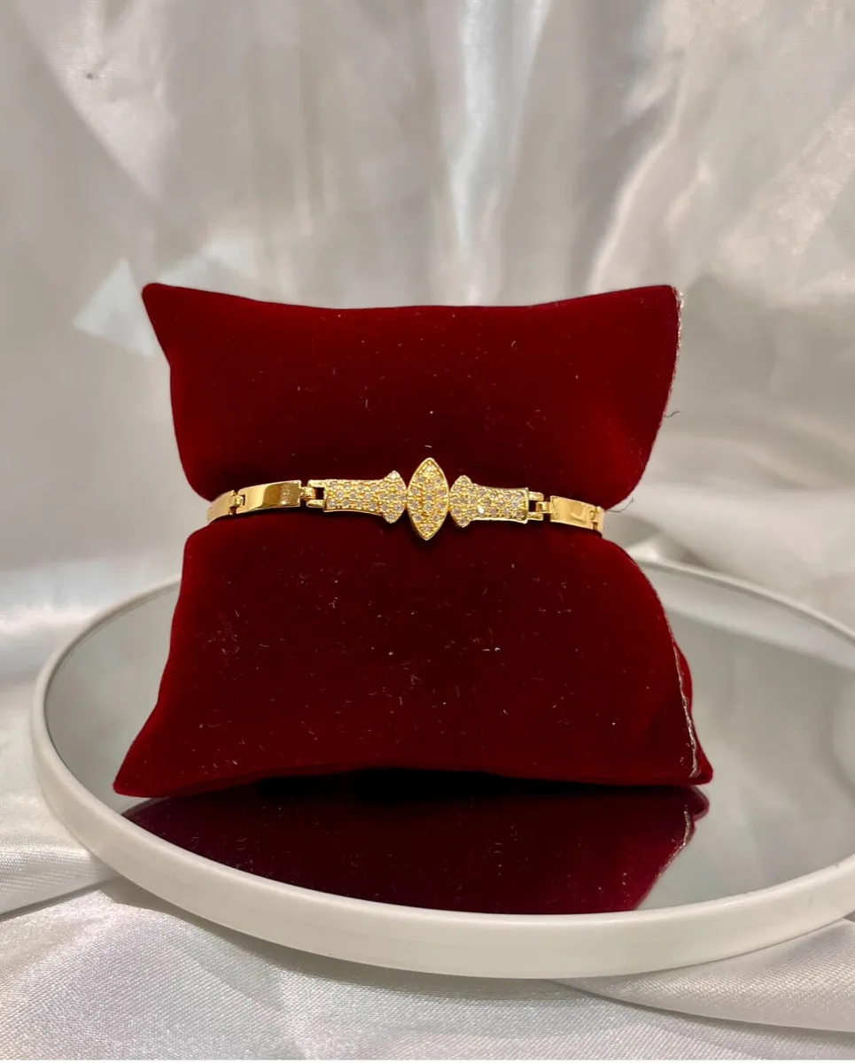 Gold Plated Rakhi Bracelet